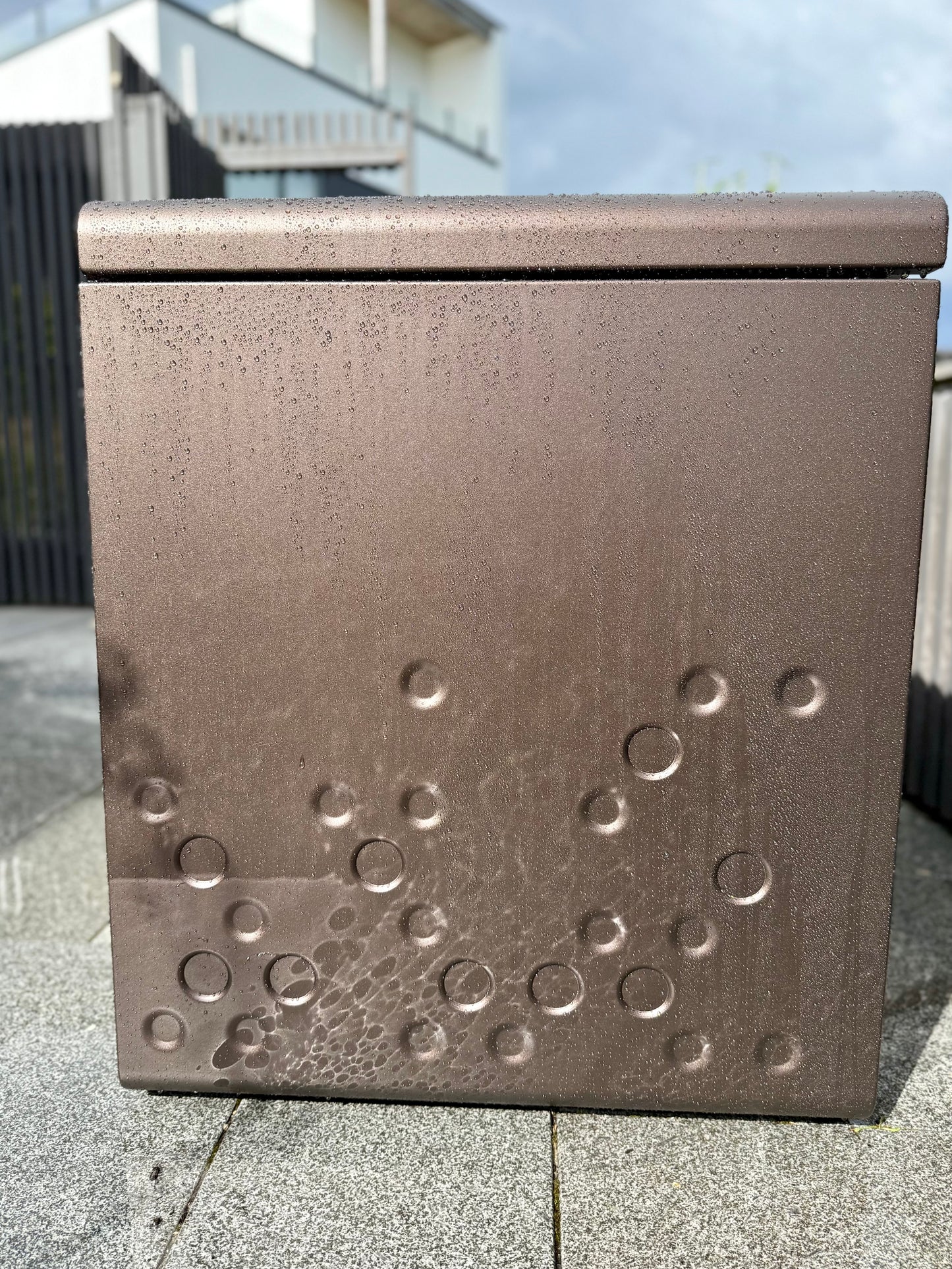Putekasse - Oppbevaringsboks Bronse aluminium