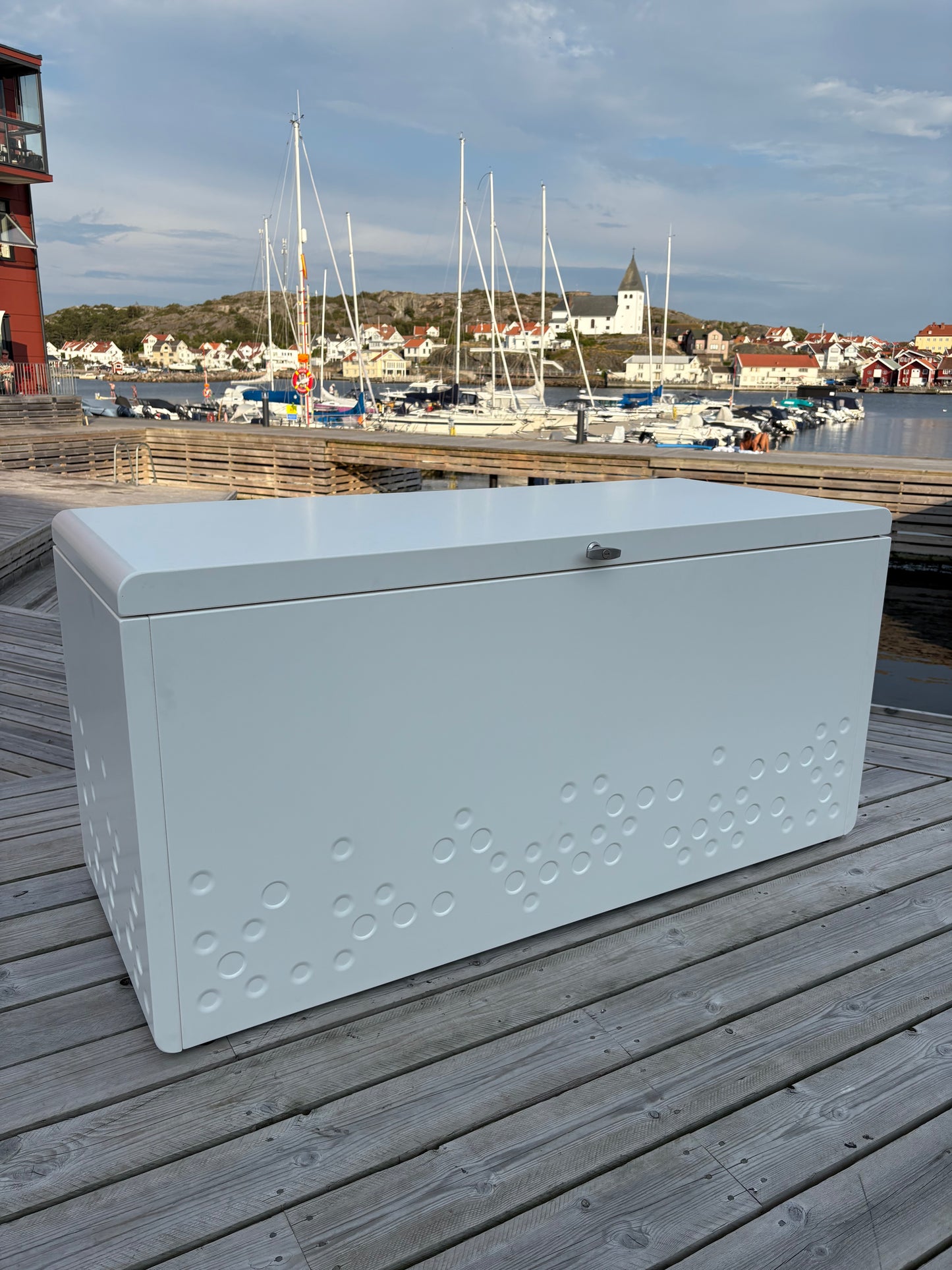 Putekasse - Oppbevaringsboks Hvit aluminium